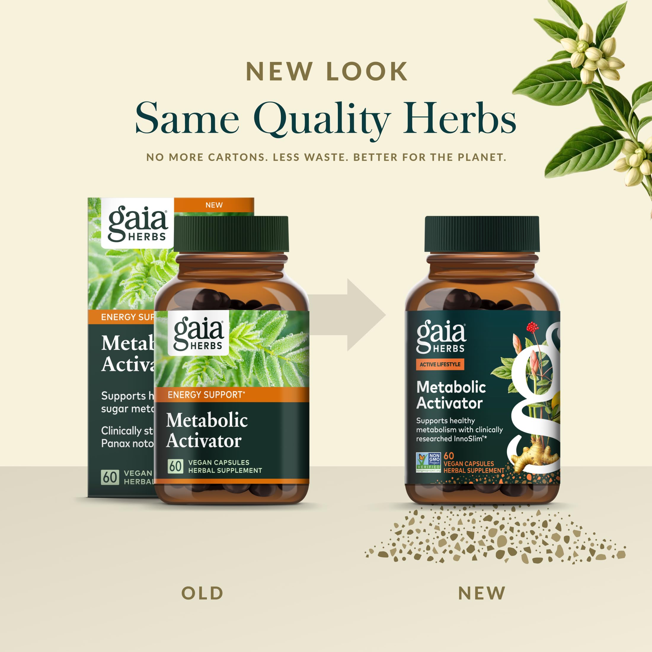 Gaia Herbs Metabolic Activator - AMPK Pathway Support with Clinically Researched Ingredients* - 60 Vegan Capsules (60 Servings) - Image 6