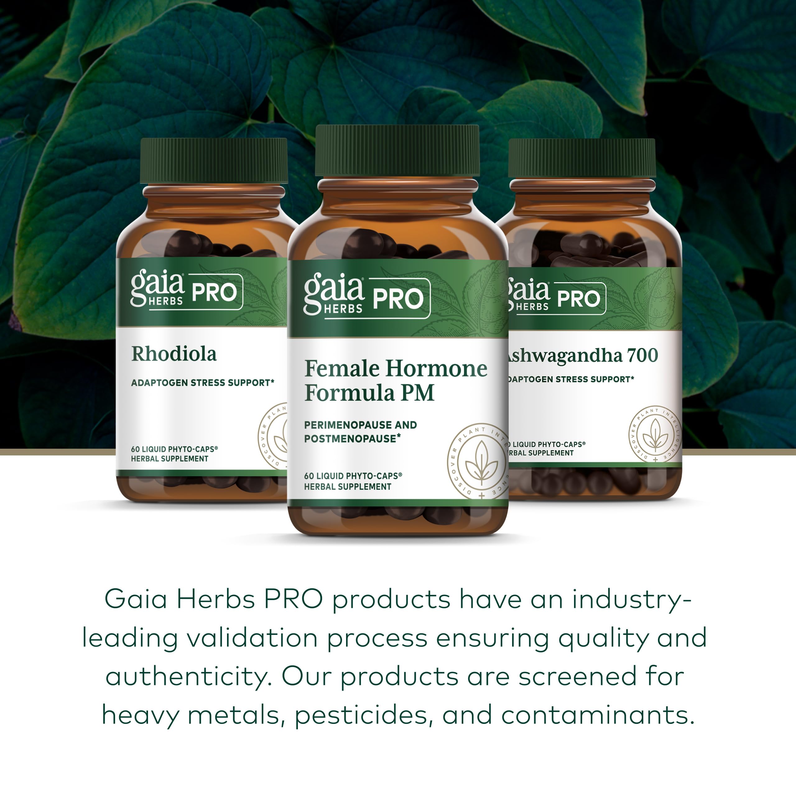 Gaia Herbs Pro Female Hormone Formula PM - Women's Health Supplement for Menopause & Sleep Support - Black Cohosh & St. John's Wort - Vegan, Soy-Free & Gluten-Free - 60 Liquid Phyto-Caps (30 Servings) - Image 6