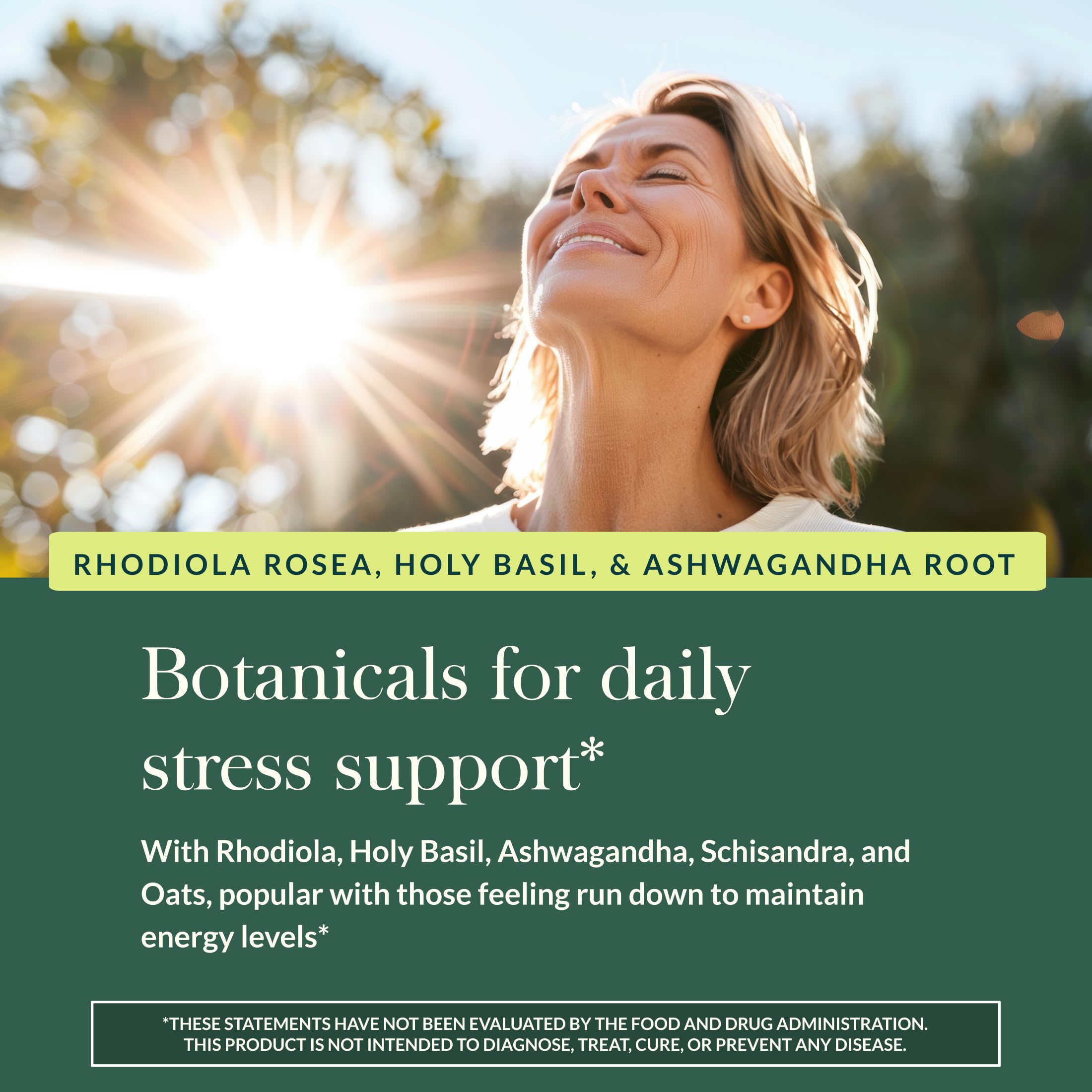 Gaia Herbs Stress Response Supplements - Supports Relaxation & Healthy Stress Response* - with Rhodiola, Holy Basil, Ashwagandha & More - 30 Vegan Liquid Phyto-Caps (15 Servings) - Image 5